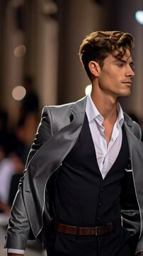 Auf dem Catwalk