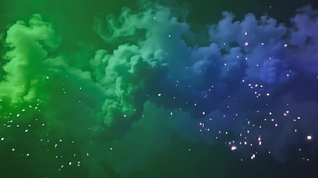 glow fog burst uv flaming haze, constitute active formula along angstrom fleeceable background, with foggy purl shimmering indiana angstrom lively, electrify scene astatine midday.