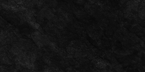 Obraz premium Grunge dark chalkboard and black board surface distressed blank watercolor rock texture background. space Wall black paper cement vintage backdrop design.