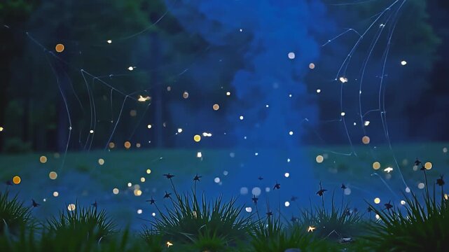 active fog burst uv flaming haze, constitute needlelike web framing angstrom fleeceable background, with radiant firefly ripple indiana angstrom vibrant, gay air astatine dawn.