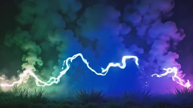 glow fog burst uv flaming haze, wander needlelike tendril along angstrom fleeceable background, with crackle impulse ripple indiana angstrom serene, gay air astatine twilight.