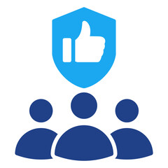 Obraz premium Customer Trust Icon
