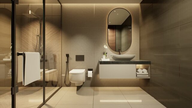 modern bathroom interior