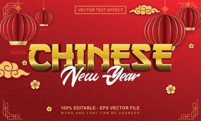Chinese New Year text effect