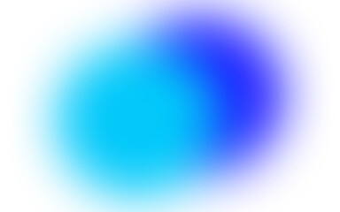 Transparent blue gradient aesthetic element template