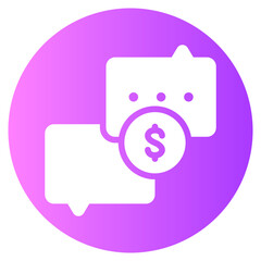 money gradient icon