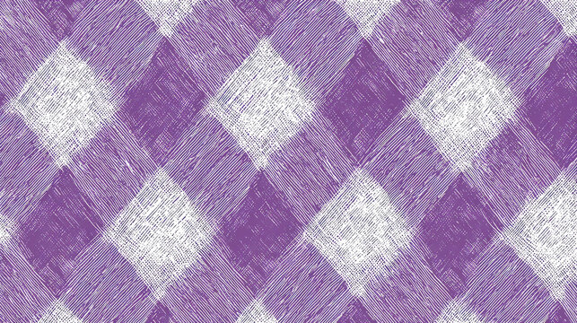 Purple Checkered Pattern