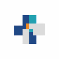 Colorful Geometric Shapes in Abstract Design.