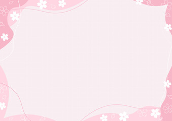 お洒落な桜の背景