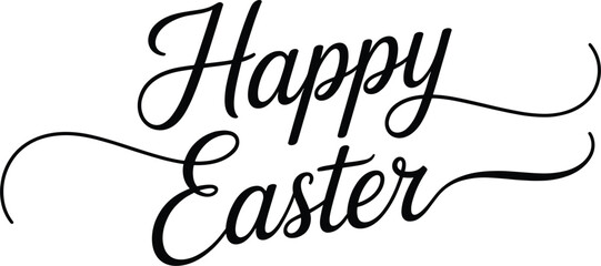 Classic Happy Easter Script Typography