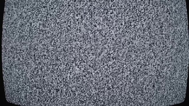 Static noise on a screen