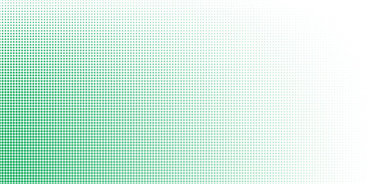 Transparent Vector Gradient green Color Halftone Background Staggered Dots Pattern modern dotted