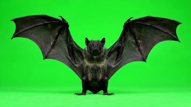 Nipah Virus Outbreak Animation Fruit Bat Vector Illustration Zoonotic Transmission in India Emerging Infectious Disease