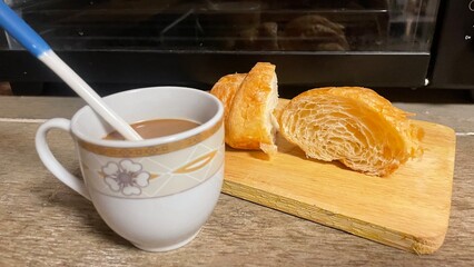 Bread and coffee 