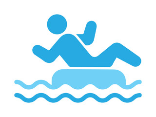 Fototapeta premium Swimming Icon