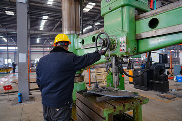 Steel mill workers are directing operations © qiujusong