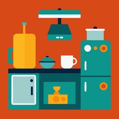 set of kitchen utensils