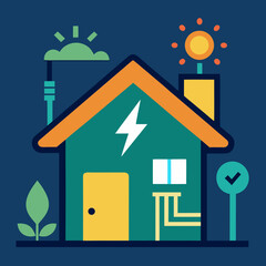 vector illustration of a house