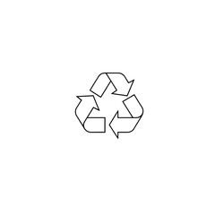 Obraz premium 3d recycle symbol