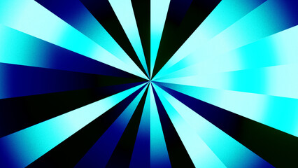 Abstract futuristic blue sunburst background with glowing rays