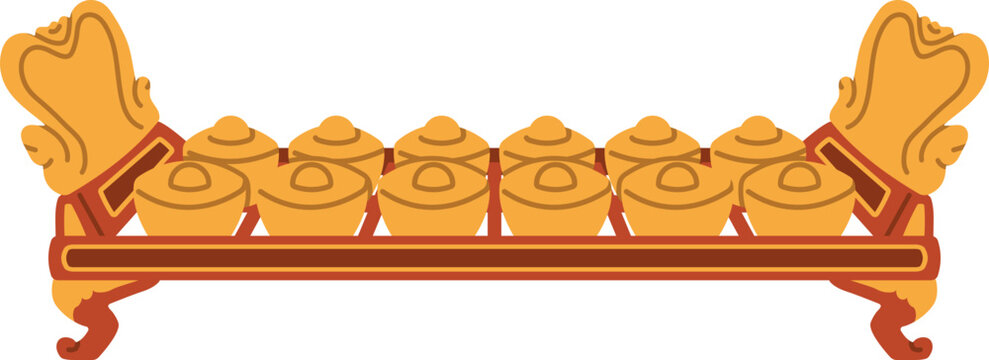 Alat Musik Tradisional Gamelan Demung Bonang