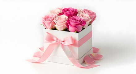 bouquet of pink roses
