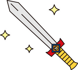 おもちゃのような西洋風の剣