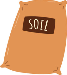 Illustration of Soil Sack Bag for Gardening