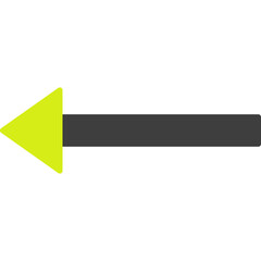 Unique Left Arrow Vector Icon
