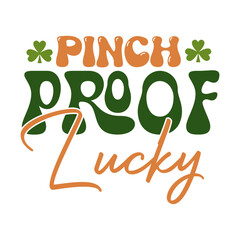 Retro st. patricks day svg Design 