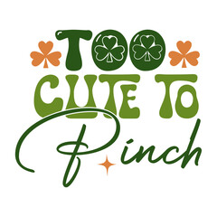 Retro st. patricks day svg Design 