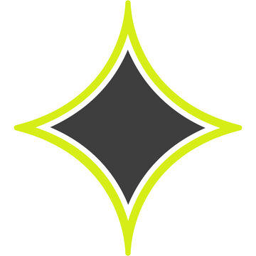 Unique Diamond Vector Icon