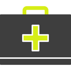 Fototapeta premium Unique First Aid Vector Icon