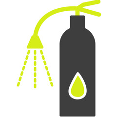 Unique Using Extinguisher Vector Icon
