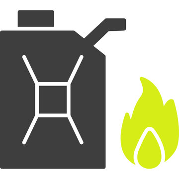 Unique Fuel to Fire Vector Icon