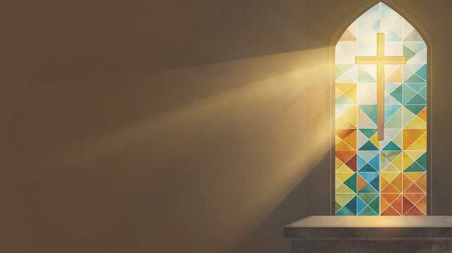 Christian wallpaper with text space