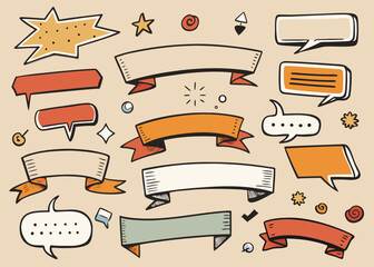 Colorful banner designs with decorative elements Vector