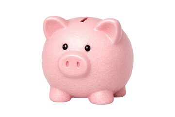 Obraz premium Pink piggy bank symbolizing saving money and financial planning, accumulating wealth, and investing for future security