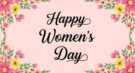 Obraz premium Celebrating empowerment and equality on international women's day
