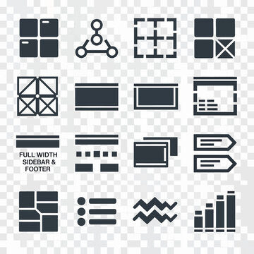 Layout and Structure Icons Set