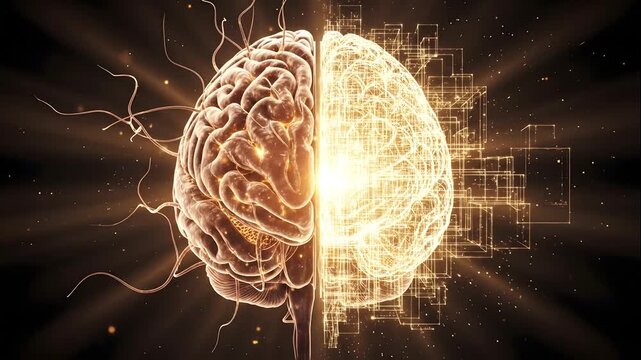 brain and digital circuit, artificial intelligence