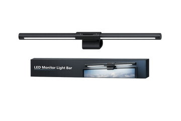 Led monitor light bar with packaging box