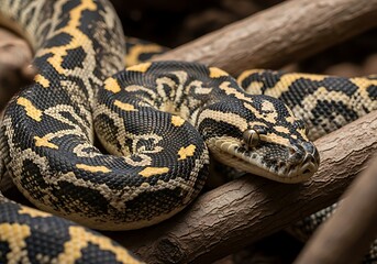 Fototapeta premium Snake on branch