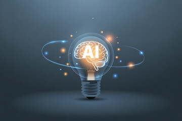 Light bulb symbolizing idea and innovation concept