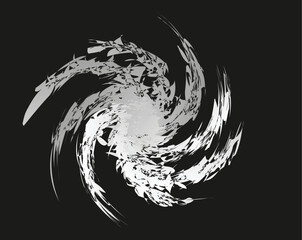 Colorful Neon Light Streaks Motion Effect on Dark Background