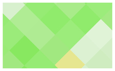 Fototapeta premium 明るく清涼感のある緑のモザイクパターン背景（Webデザイン・資料用）