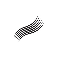 Fototapeta premium Abstract Curved Motion Lines