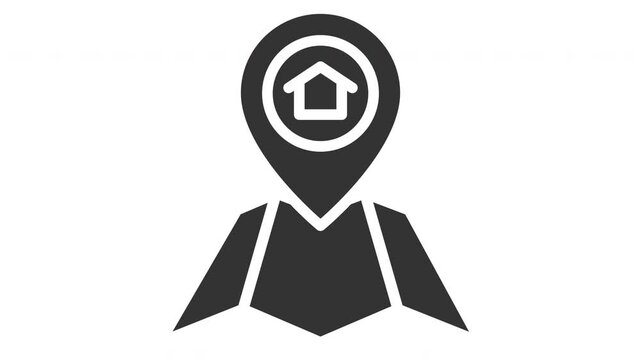 Animated address icon