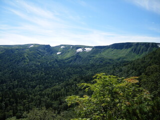 Naklejka premium Daisetsuzan Kougen-Onsen, lake tour