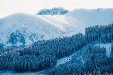 Jasná ski resort in the Low Tatras Mountains, located in the Liptov region of Slovakia....